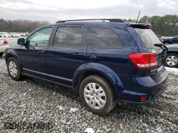 2019 Dodge Journey SE z VIN 3C4PDCBB0KT874681, wystawiony jako Copart lot #87924845 z przebiegiem 166 828 mil mil oraz Szkoda całkowita • Salvage title. Historia ofert i sprzedaży dostępna na DreamBid. Obrazek 2.