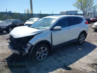 2018 Honda CR-V EX-L with VIN 2HKRW2H82JH609039, listed as a IAAI auction lot 42001550 with 1 mi miles. Bid and sale history available at carsss.com. Image 23.