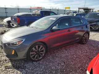 2018 Hyundai Elantra GT Sport with VIN KMHH55LC3JU014469, listed as a Copart auction lot 79029334 with 96,183 mi miles and Salvage Title. Bid and sale history available at carsss.com. Image 1.