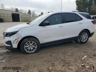 2024 Chevrolet Equinox LS with VIN 3GNAXHEG3RL311921, listed as a Copart auction lot 47956145 with 10,316 mi miles and Salvage Title. Bid and sale history available at carsss.com. Image 1.