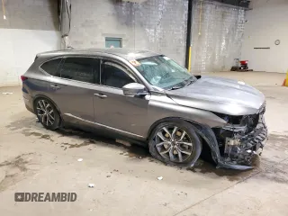 2023 Acura MDX w/Technology Package with VIN 5J8YE1H41PL001394, listed as a Copart auction lot 77945164 with 32,828 mi miles and Salvage Title. Bid and sale history available at carsss.com. Image 4.