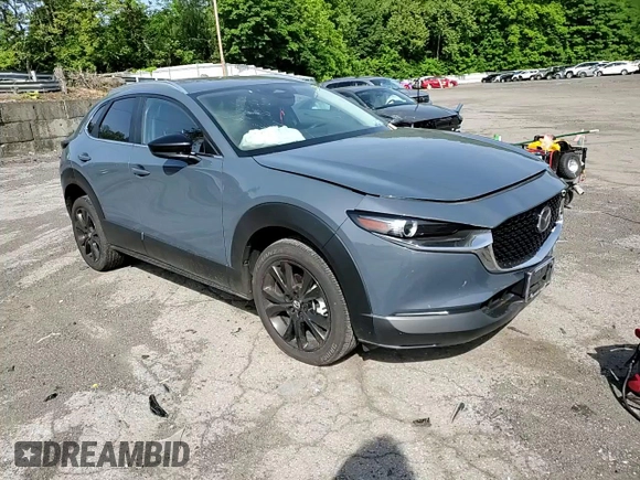 2024 Mazda CX-30 S Carbon Edition with VIN 3MVDMBCM0RM641898, listed as a Copart auction lot 57712225 with 9,185 mi miles and Salvage title. Bid and sale history available at DreamBid. Image 14.