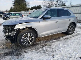 2021 Audi Q5 Prestige with VIN WA1CAAFY0M2108510, listed as a Copart auction lot 89382125 with 9,187 mi miles and Salvage Title. Bid and sale history available at carsss.com. Image 1.