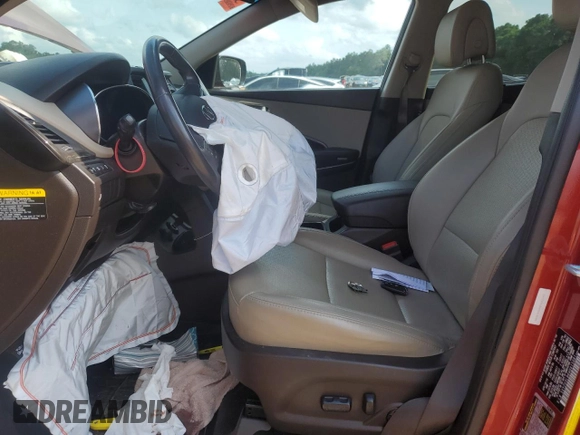 2017 Hyundai Santa Fe 2.4L with VIN 5XYZU3LB6HG415081, listed as a Copart auction lot 57816905 with 96,273 mi miles and Salvage title. Bid and sale history available at DreamBid. Image 7.