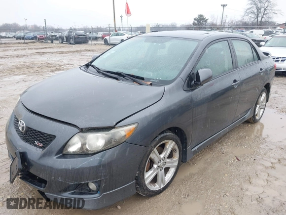 2009 Toyota Corolla XRS with VIN 2T1BE40E49C027671, listed as a IAAI auction lot 41754617 with 159,569 mi miles. Bid and sale history available at carsss.com. Image 2.