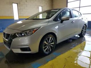 2022 Nissan Versa SV z VIN 3N1CN8EV2NL841865, wystawiony jako Copart lot #55060265 z przebiegiem 56 476 mil mil oraz Szkoda całkowita • Salvage title. Historia ofert i sprzedaży dostępna na DreamBid. Obrazek 1.