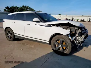 2020 Land Rover Range Rover Velar S with VIN SALYB2FV7LA256980, listed as a Copart auction lot 59130795 with Not provided miles and Salvage title. Bid and sale history available at DreamBid. Image 4.