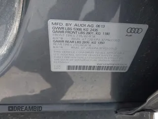 2014 Audi Q5 Premium Plus with VIN WA1LFAFP0EA008424, listed as a IAAI auction lot 42489824 with 115,967 mi miles and . Bid and sale history available at DreamBid. Image 9.