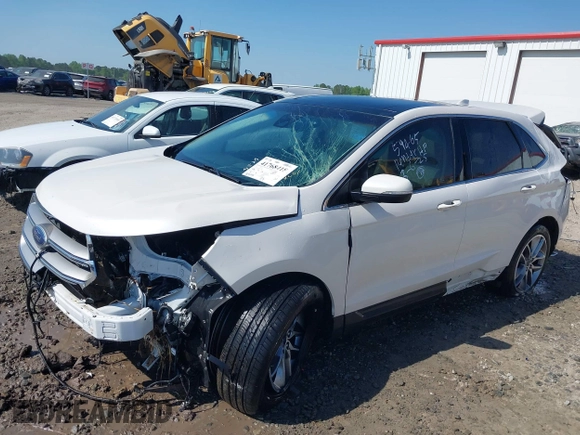 2016 Ford Edge Titanium with VIN 2FMPK3K88GBB56031, listed as a IAAI auction lot 41768418 with 89,298 mi miles. Bid and sale history available at carsss.com. Image 18.