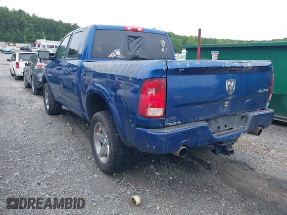 2009 Dodge 1500 Laramie z VIN 1D3HV13TX9S751888, wystawiony jako IAAI lot #42367204 z przebiegiem 206 933 mil mil oraz . Historia ofert i sprzedaży dostępna na DreamBid. Obrazek 3.