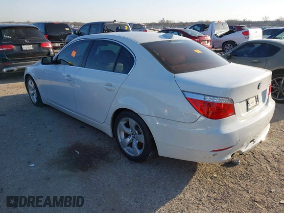 2008 BMW 5 Series 528i with VIN WBANU53558CT19352, listed as a IAAI auction lot 41725065 with Not Provided miles and . Bid and sale history available at carsss.com. Image 3.