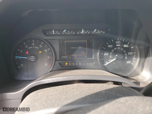 2019 Ford F-150 XL with VIN 1FTMF1CBXKKE81496, listed as a Copart auction lot 47317495 with 164,800 mi miles and Clean Title. Bid and sale history available at carsss.com. Image 9.