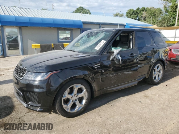 2018 Land Rover Range Rover Sport HSE z VIN SALWR2RK9JA181782, wystawiony jako Copart lot #57911275 z przebiegiem 46 125 mil mil oraz Szkoda całkowita • Salvage title. Historia ofert i sprzedaży dostępna na DreamBid. Obrazek 1.