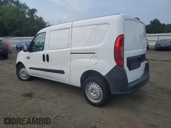 2018 Ram ProMaster City Cargo Tradesman with VIN ZFBERFAB2J6L43487, listed as a Copart auction lot 68711734 with 125,806 mi miles and Salvage Title. Bid and sale history available at DreamBid. Image 2.