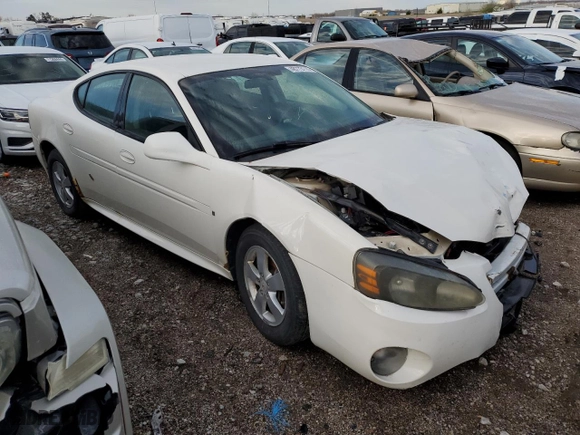 2008 Pontiac Grand Prix with VIN 2G2WP552881175999, listed as a Copart auction lot 48773115 with 0 mi miles and Salvage Title. Bid and sale history available at carsss.com. Image 4.