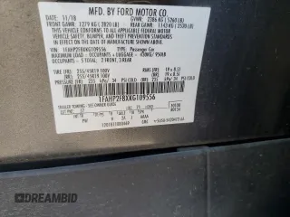 2019 Ford Taurus Limited z VIN 1FAHP2F8XKG109556, wystawiony jako Copart lot #54438905 z przebiegiem 73 577 mil mil oraz Nie do naprawy • Non repairable. Historia ofert i sprzedaży dostępna na DreamBid. Obrazek 13.