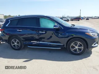 2017 Infiniti QX60 with VIN 5N1DL0MN9HC542587, listed as a IAAI auction lot 41745897 with 85,746 mi miles and . Bid and sale history available at carsss.com. Image 13.