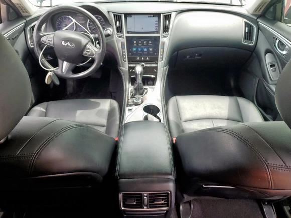 2016 Infiniti Q50 Premium with VIN JN1EV7AP1GM304441, listed as a Copart auction lot 58444905 with 98,371 mi miles and Salvage title. Bid and sale history available at DreamBid. Image 8.
