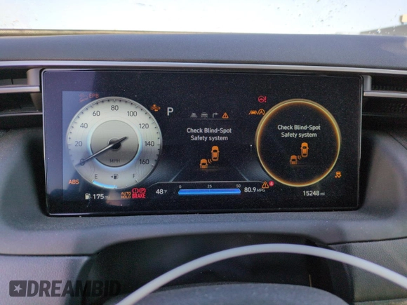 2023 Hyundai Tucson Limited with VIN 5NMJECAE0PH266341, listed as a Copart auction lot 47042475 with 15,248 mi miles and Salvage Title. Bid and sale history available at DreamBid. Image 9.