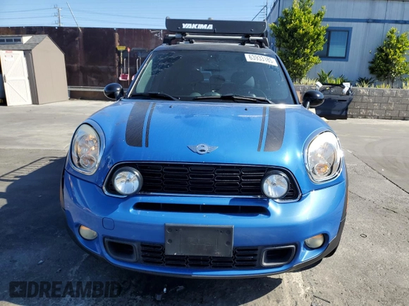 2013 MINI Countryman S with VIN WMWZC3C51DWP23167, listed as a Copart auction lot 63933185 with 72,329 mi miles and Salvage title. Bid and sale history available at DreamBid. Image 5.