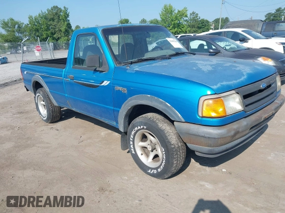 1994 Ford Ranger Splash with VIN 1FTCR11U7RTA92150, listed as a IAAI auction lot 42609108 with 169,050 mi miles and . Bid and sale history available at DreamBid. Image 1.