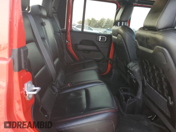 2022 Jeep Gladiator Rubicon with VIN 1C6JJTBGXNL163474, listed as a Copart auction lot 49156285 with 20,347 mi miles and Salvage title. Bid and sale history available at DreamBid. Image 10.