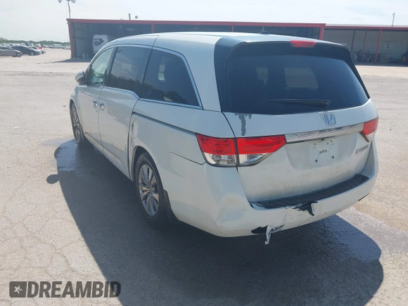 2014 Honda Odyssey EX-L z VIN 5FNRL5H61EB001509, wystawiony jako IAAI lot #42371539 z przebiegiem 259 195 mil mil oraz . Historia ofert i sprzedaży dostępna na DreamBid. Obrazek 3.