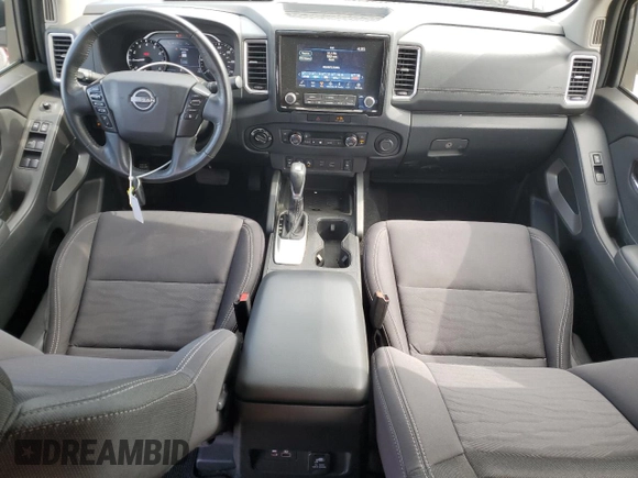 2022 Nissan Frontier SV with VIN 1N6ED1EK1NN647475, listed as a Copart auction lot 58394895 with 47,302 mi miles and Salvage title. Bid and sale history available at DreamBid. Image 2.
