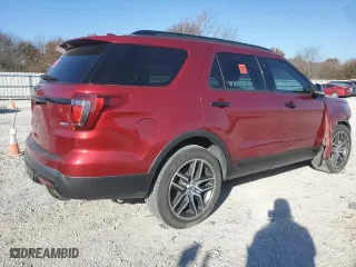 2016 Ford Explorer Sport with VIN 1FM5K8GTXGGA51274, listed as a Copart auction lot 80695084 with 154,517 mi miles and Salvage Title. Bid and sale history available at carsss.com. Image 3.