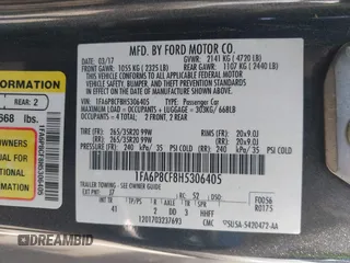 2017 Ford Mustang GT with VIN 1FA6P8CF8H5306405, listed as a IAAI auction lot 42231494 with 70,643 mi miles and . Bid and sale history available at DreamBid. Image 9.