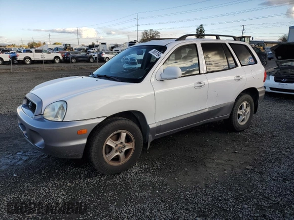 2002 Hyundai Santa Fe GLS with VIN KM8SC73D82U255770, listed as a Copart auction lot 78057954 with 142,822 mi miles and Salvage Title. Bid and sale history available at carsss.com. Image 1.