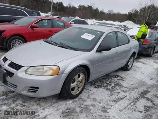 2004 Dodge Stratus SXT with VIN 1B3EL46X44N210281, listed as a IAAI auction lot 41546221 with 121,902 mi miles. Bid and sale history available at carsss.com. Image 6.