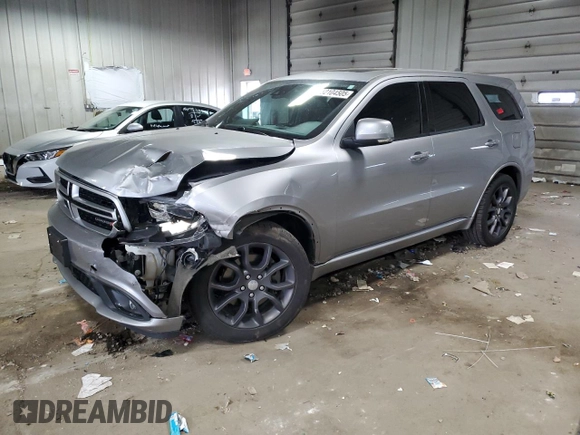 2017 Dodge Durango R/T with VIN 1C4SDJCT2HC935345, listed as a Copart auction lot 52104505 with 148,013 mi miles and Non Repairable. Bid and sale history available at DreamBid. Image 1.