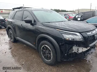 2024 Nissan Pathfinder SV with VIN 5N1DR3BD1RC274484, listed as a IAAI auction lot 41559647 with 13,596 mi miles. Bid and sale history available at carsss.com. Image 1.