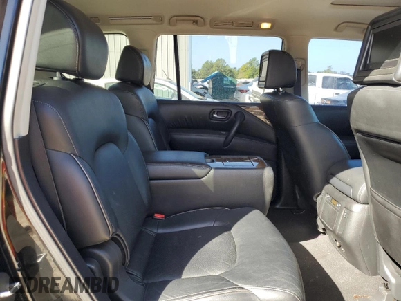 2016 Infiniti QX80 with VIN JN8AZ2NF1G9612303, listed as a Copart auction lot 75698364 with 110,847 mi miles and Salvage Title. Bid and sale history available at carsss.com. Image 11.