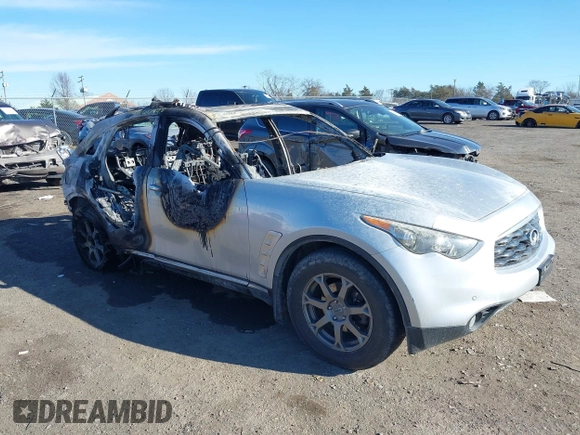 2010 Infiniti FX with VIN JN8AS1MWXAM855600, listed as a IAAI auction lot 41660448 with Not Provided miles and . Bid and sale history available at DreamBid. Image 1.