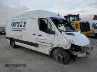2023 Mercedes-Benz Sprinter Cargo Cargo with VIN W1Y40CHY4PT159007, listed as a Copart auction lot 86635434 with Not Provided miles and Salvage Title. Bid and sale history available at DreamBid. Image 4.