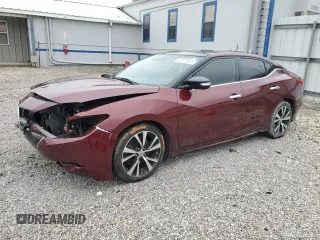 2018 Nissan Maxima Platinum with VIN 1N4AA6AP3JC371045, listed as a Copart auction lot 43171805 with 62,223 mi miles and Salvage Title. Bid and sale history available at DreamBid. Image 1.