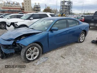 2022 Dodge Charger SXT with VIN 2C3CDXBG1NH255476, listed as a Copart auction lot 88088825 with 45,705 mi miles and Salvage Title. Bid and sale history available at DreamBid. Image 1.