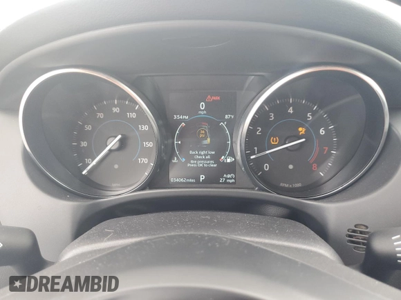 2019 Jaguar XE 25t with VIN SAJAR4FX4KCP50767, listed as a Copart auction lot 73797984 with 34,062 mi miles and Non Repairable. Bid and sale history available at carsss.com. Image 9.