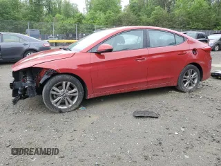 2018 Hyundai Elantra SEL z VIN 5NPD84LF0JH309098, wystawiony jako Copart lot #55320955 z przebiegiem 134 089 mil mil oraz Szkoda całkowita • Salvage title. Historia ofert i sprzedaży dostępna na DreamBid. Obrazek 1.