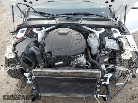 2020 Audi A5 Sportback Premium with VIN WAUANCF50LA004944, listed as a Copart auction lot 43199955 with 77,780 mi miles and Salvage Title. Bid and sale history available at carsss.com. Image 11.