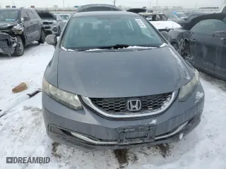 2013 Honda Civic Sdn LX with VIN 19XFB2F5XDE007098, listed as a Copart auction lot 45141365 with 154,810 mi miles and Salvage Title. Bid and sale history available at carsss.com. Image 5.