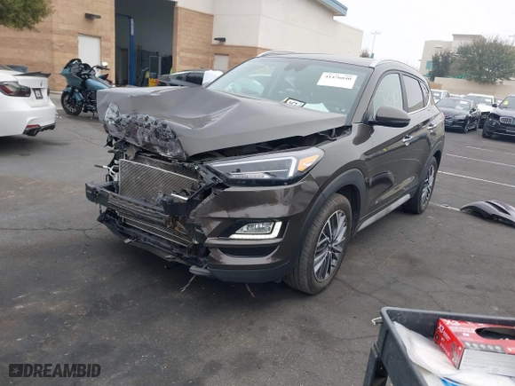 2020 Hyundai Tucson Sport with VIN KM8J33AL1LU128648, listed as a IAAI auction lot 41476040 with 66,526 mi miles. Bid and sale history available at carsss.com. Image 19.