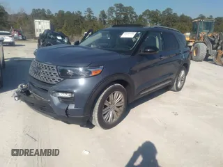 2021 Ford Explorer Limited with VIN 1FMSK7FH1MGB28233, listed as a IAAI auction lot 41645930 with 51,329 mi miles. Bid and sale history available at carsss.com. Image 17.