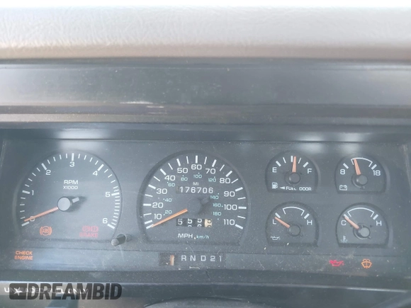 1996 Dodge Dakota z VIN 1B7GG23Y0TS645277, wystawiony jako IAAI lot #42226257 z przebiegiem 176 706 mil mil oraz . Historia ofert i sprzedaży dostępna na DreamBid. Obrazek 7.