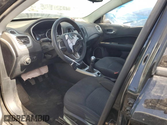2019 Jeep Compass Sport with VIN 3C4NJCAB8KT622274, listed as a Copart auction lot 55503185 with 36,083 mi miles and Clean title. Bid and sale history available at DreamBid. Image 7.