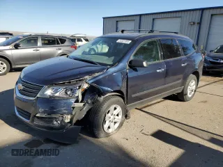 2017 Chevrolet Traverse LS with VIN 1GNKRFED0HJ242538, listed as a Copart auction lot 54681305 with 98,676 mi miles and Salvage title. Bid and sale history available at DreamBid. Image 1.