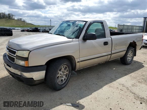 2006 Chevrolet Silverado 1500 Work Truck with VIN 3GCEC14X66G219267, listed as a Copart auction lot 55697215 with Not Provided miles and Clean Title. Bid and sale history available at DreamBid. Image 1.