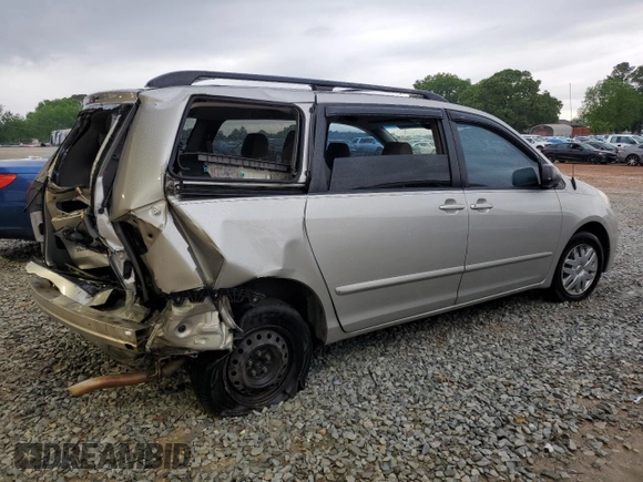 2006 Toyota Sienna CE with VIN 5TDZA23CX6S514174, listed as a Copart auction lot 54004975 with 195,685 mi miles and Salvage Title. Bid and sale history available at DreamBid. Image 3.
